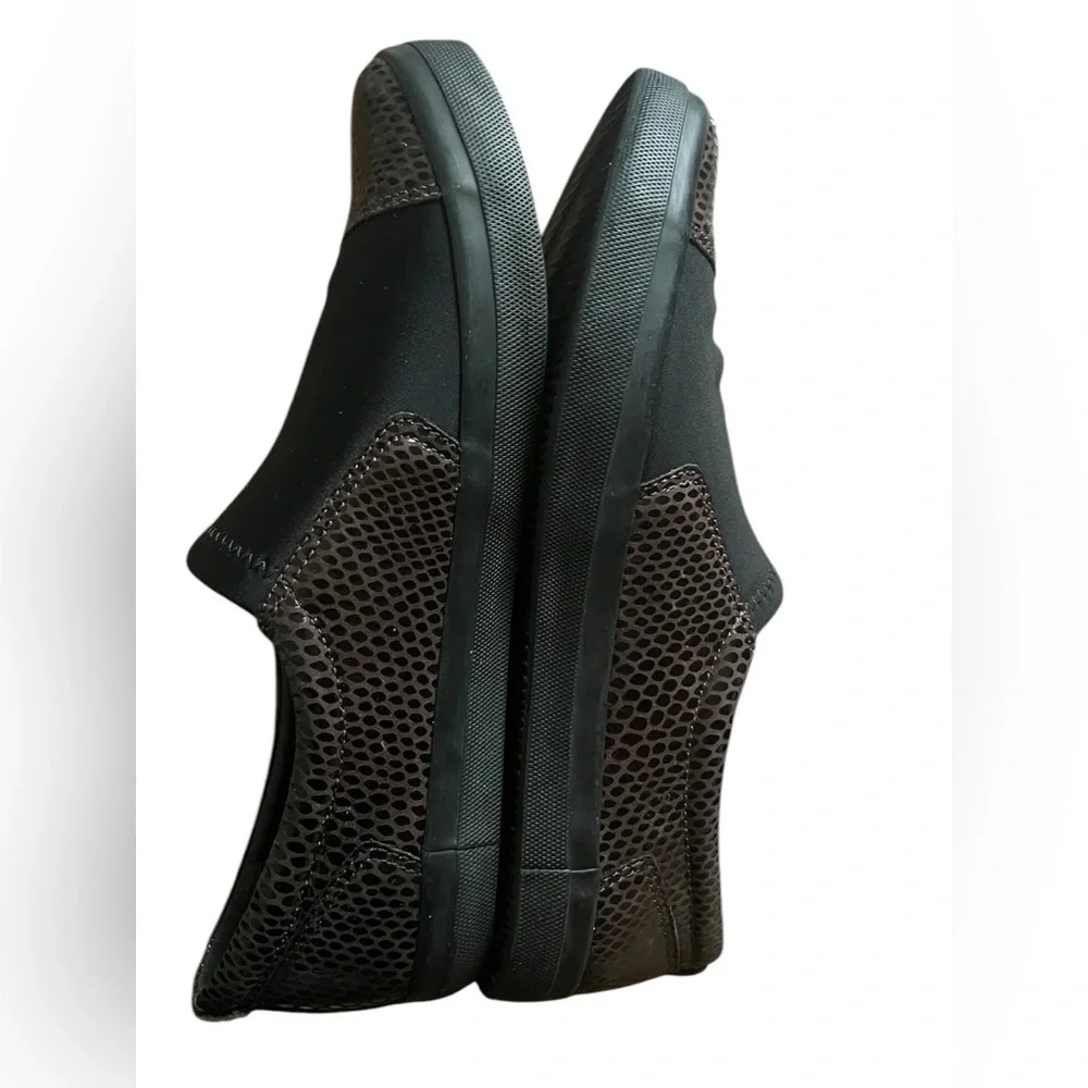 Marc Joseph Hickory Snake Chocolate Brown Black Slip-On Shoes Women’s Sz 8.5 - Picture 7 of 10